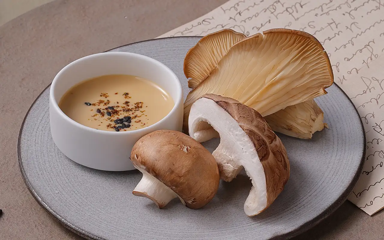 ３種キノコの盛り合わせ