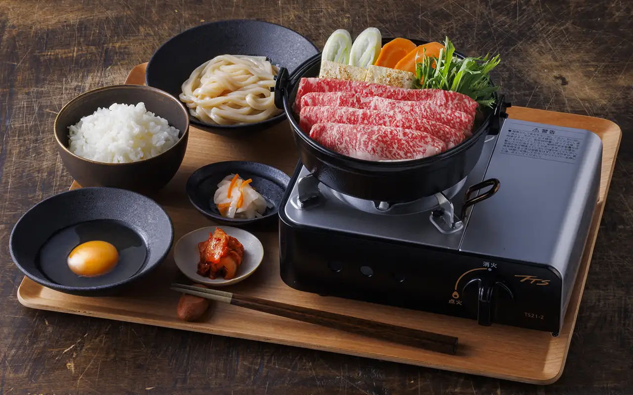 黒毛和牛すき焼き定食